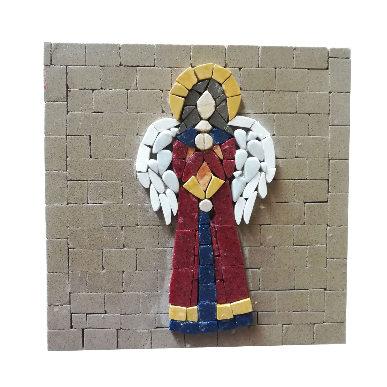 Wall Hangings Angel Mosaic Stone